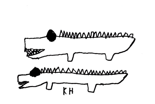 Kalevi Helvetti, Krokotiilit (pigmenttivedos)
